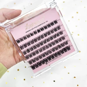 New Arrival Customize Long Lasting 7 10 Days Cluster Pre Cut Lash Segmented Eyelashes Bond and Sealer for Diy Lash Extension