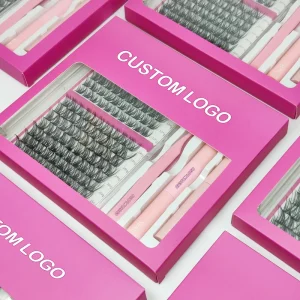 New Arrival False Eyelashes Vendor DIY Lash Extension Kit Custom Curl Cluster Lashes