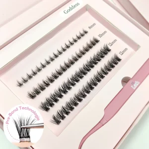 New Arrival Glue Free Lashes Self Adhesive Eyelashes Extension Waterproof Long Lasting Press on Lashes Cluster