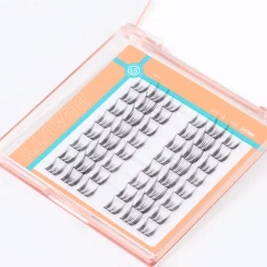 New Arrival No Glue Need Pre Bond Eyelashes Pre Cut DIY Eyelashes Last 24 Hours Press on Segment Eyelashes