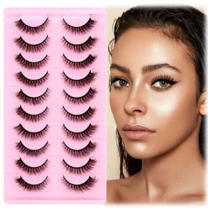 New Arrivals Full Strip Eyelash Private Label Faux Mink Lashes 3d 5d Luxury Faux Mink Lashes Eyelash Strips