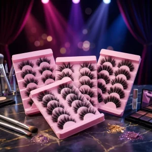New Arrivals Super Natural Full Strip Lashes Handmade Natural Faux Mink Lashes