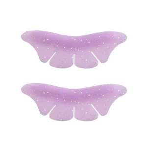 New Butterfly Soft Glitter Silicone Lash Lifting Under Eye Pad Sheilds Lower Lash Perming Self Sticky Rods