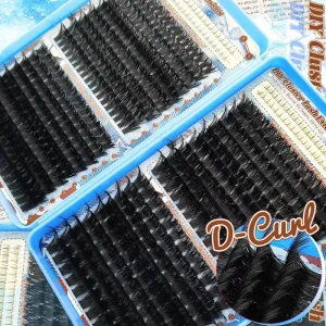 New Cluster Lashes Private Label Individuals Diy Eyelashes Lash Clusters Kit 30D 40D 50D 60D