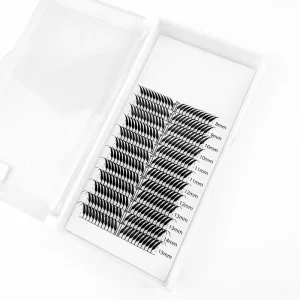 New Comic Spike Design Individual Eyelash Extensions Anti Shedding Matte Fox Eye Cat Eye Cluster Lashes