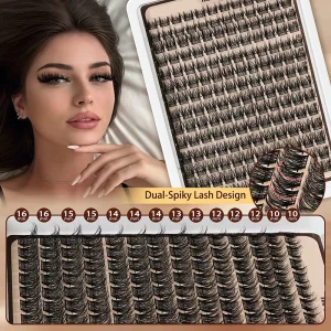 New DIY Segments Cluster Eyelashes Extension Natural Individual Lashes DIY Segment Lashes Natural Individual