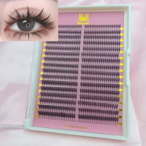 New Design Anime Lash Spikes Extensions Premade Comic Spire Anime Lash Trays Soft Fluffy Anime Lash Extensions