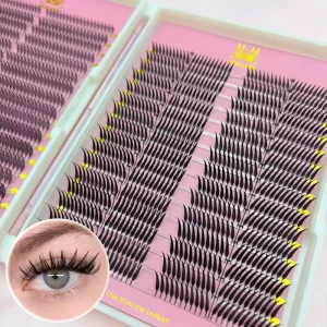 New Design Anime Lash Spikes Extensions Premade Comic Spire Anime Lash Trays Soft for Handmade Anime Style Cruelty Free
