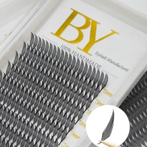 New Design Anime Spike Lash Extensions Premade Comic Spire Anime Lash Trays Soft Anime Lash Extension
