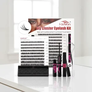 New Design Handmade PBT DIY Cluster Lashes Kit 30D 4D 5D 50D 60D 9 16MM 18MM for Volume Pre Made Eyelash