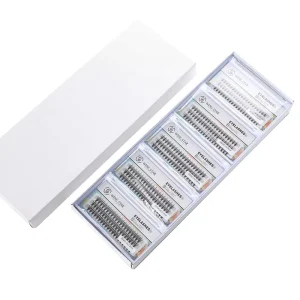 New Design Handmade Super Soft Eyelash Cluster 20D L Curly Professional False Eyelash Supplier