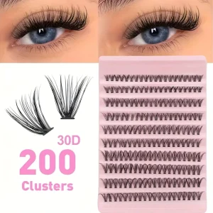 New Design Private Label 3d Individual Lashes Clusters Silk Heat Bonded Premade Volume Fans Diy Eyelash Extension