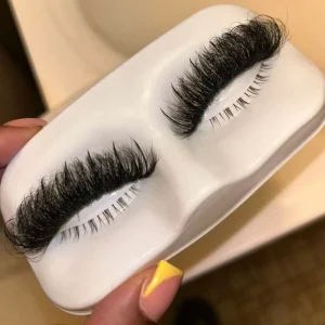 New Design Strip Lashes That Look Like Eyelash Extensions 25mm Fluffy Mink Hair Eyelashes Vendor