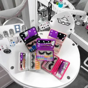 New Designs Led Mirror Long lasting Pre-Glued Matte False Eyelashes Press and Go on for Fluffy Lash DIY Lashes Cluster