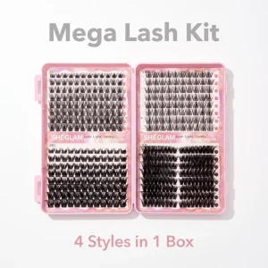 New Designs Various Mixed Packs False Eyelashes Press and Go on Fluffy Lash DIY Lashes Cluster