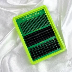 New European American Three section Fairy Lashes Segmented Styles Hot Melted Soft Dense Curled Single Cluster False Eyelashes