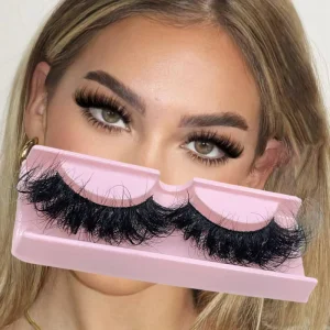 New Faux Mink Lashes C for Natural for Thin Strip False Eyelashes 3D Effect Reusable Cruelty Free Private Label