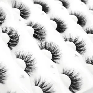 New Model Individual False Eyelashes Faux Mink 8D Lashes Fake Eyelashes Silk Eyelashes