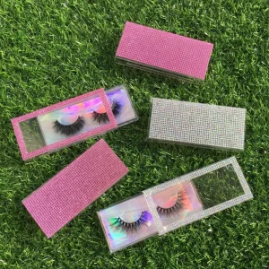 New Natural Fluffy Mink Lashes Styles Large Stock Glitter Eyelash Packaging Regular 3D 5D Mink Eye Lash