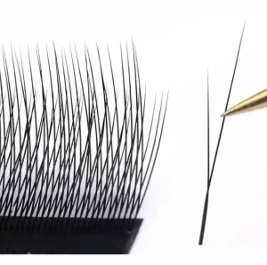 New Natural Look Super Soft and Light Single Fox Y Shape Lash 0.07mm Narrow Left and Right Eyes Eyelash Extension Supplies