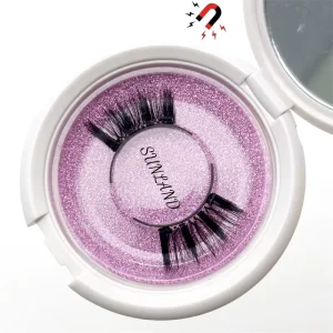 New Pbt Hair Half Corner Long Lasting Magnetic Eyelash in Mutilpe Pairs Box for Travel