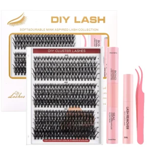 New Pre Cut DIY Segmented Eyelash Extensions DIY Lashes Segments Fan Eyelashes for Lash Artists