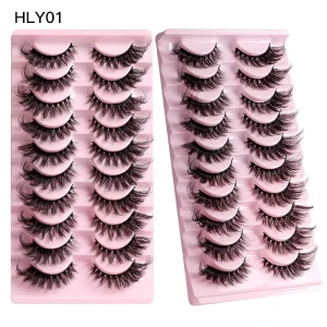 New Product Human Hair Effect Lash Superfine Clear Band Invisible Natural Eyelash Human Hair Eyelashes