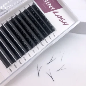 New Products V Shape Individual Lashes C D Curl Volume Eyelashes Extension Product Private Label 0.07 Eye Lash Extension
