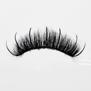 New Real Mink 25mm Eyelashes Full Strip for 3D 5D Shiny Black Strips Custom Cases Handmade Spike Lashes