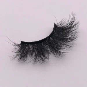 New Semi Hand Made 0.07MM Thickness Natural 3D Looking Soft Comfortable Black Color Mink Hair Plastic Cotton Stalks Eyelashes