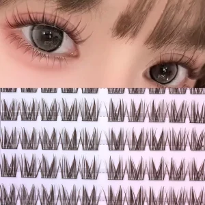 New Series Glue Free Eyelashes Self Adhesive Lashes Long Standing Fluffy Natural Looking Style Press on Lashes