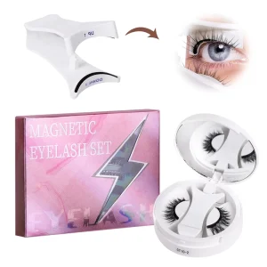 New Stock Travel Reusable Magnetic Clip Eye Lashes Kit No Glue No Liner Quantum Sofe Magnetic Lashes with Applicator