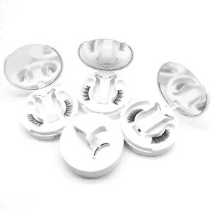 New Stock Travel Reusable Quantum Magnetic Lashes Kit Soft 2 Magnetic Clip Applicator No Glue No Full Strip 100% Real Winged