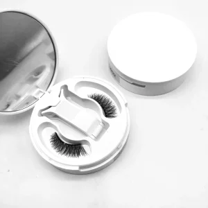 New Stock Travel Reusable Quantum Magnetic Lashes Kit Soft 2 Magnetic Clip Eye Lashes Applicator No Glue No Liner Made Fur