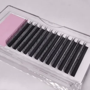 New Style 3D Fluffy Effect Camellia Lashes Double Layers Wild Fluffy LB LC LD LM Curl Individual Eyelash Extension Mixed Length