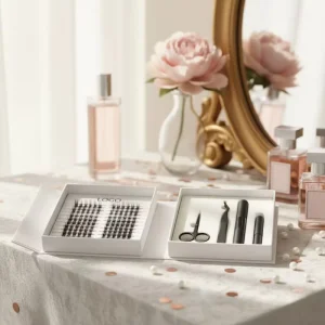 New Style 3D Fluffy Effect Daffodil Lashes 3D C D Curl Fluffy Individual Eyelash Extension Cluster Kit