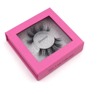 New Style 3D Synthetic Eyelashes with Private Label Quality Paper Card Box