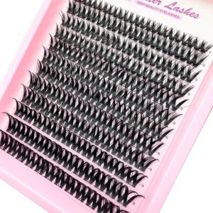 New Style D Large capacity Segmented False Eyelashes 8 16mm Natural Thick Curled TYB85 Model 12 Rows Single