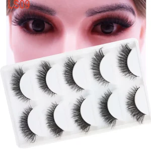 New Style Fakelashes 3D Silk Eyelashes Faux Mink Lashes 5 Pairs 10 Pairs Set Fake Eyelashes Silk Eyelashes