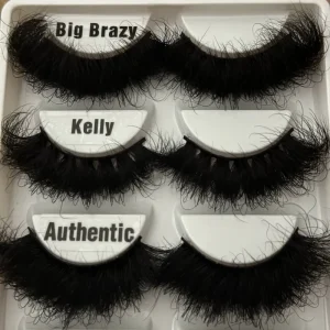 New Style Fluffy 8D Mink Lashes 25 mm High Quality Full Strip Eyelashes Suppliers