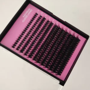New Style Lashes Extension Private Label Fluffy Lash Cluster with Spikes and Bottom Hot Selling Diy Lash Clusters