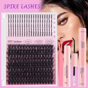New Style Lashes Extension Private Label Lash Cluster with Spikes and Bottom Hot Selling Diy Lash Clusters