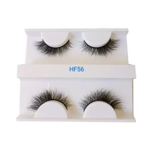 New Style Natural Eyelashes Private Label Korean Strip Lashes 3D Mink Eyelash False Eyelashes