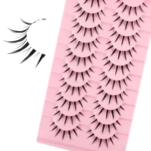 New Style Selection Transparent Stem Faux Mink Eyelashes Popular Support Daily Makeup Essential