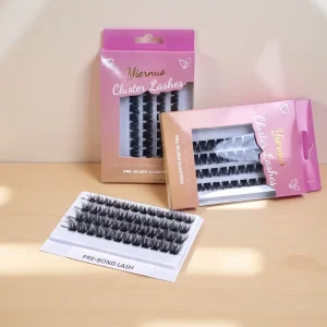 New Style Self Adhesive False Eyelash Self Adhesive False Silk Eyelash Self Adhesive Eye Lashes Cluster