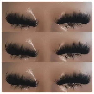 New Style Siberian Mink Eyelashes Top Selling Lashes With Spikes Private Label Full Strip Eyelash Extensions