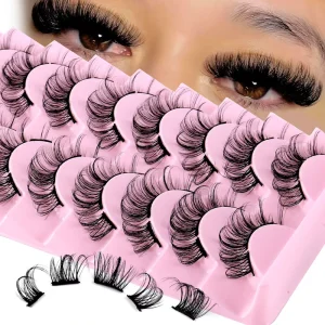 New Style Super Soft Cluster Lashes Diy Lash 100% Handmade Diy Eyelash Cluster Kit High Quality 10in1 Segment Lash Extensions