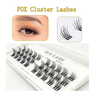 New Trend Foxy Styles 3D Fluffy Eyelash Diy Eyelash Extensions Pre cut Cluster Lashes Wispy Individual Lashes Private Label