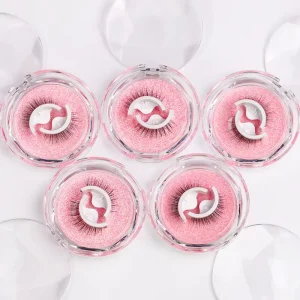 New Type Self Adhesive Full Strip Eyelashes Reusable Glue Free OEM Available