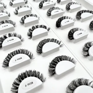 New Update Natural Style 15MM 16MM D Curl Fluffy Mink Lashes